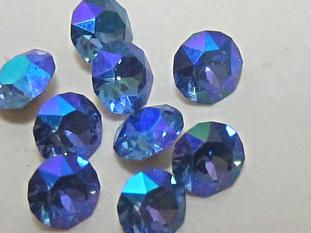 pp18 (2.4-2.5mm) 1 Gross SAPPHIRE AB POINTED BACK STAR BRIGHT Rhinestones